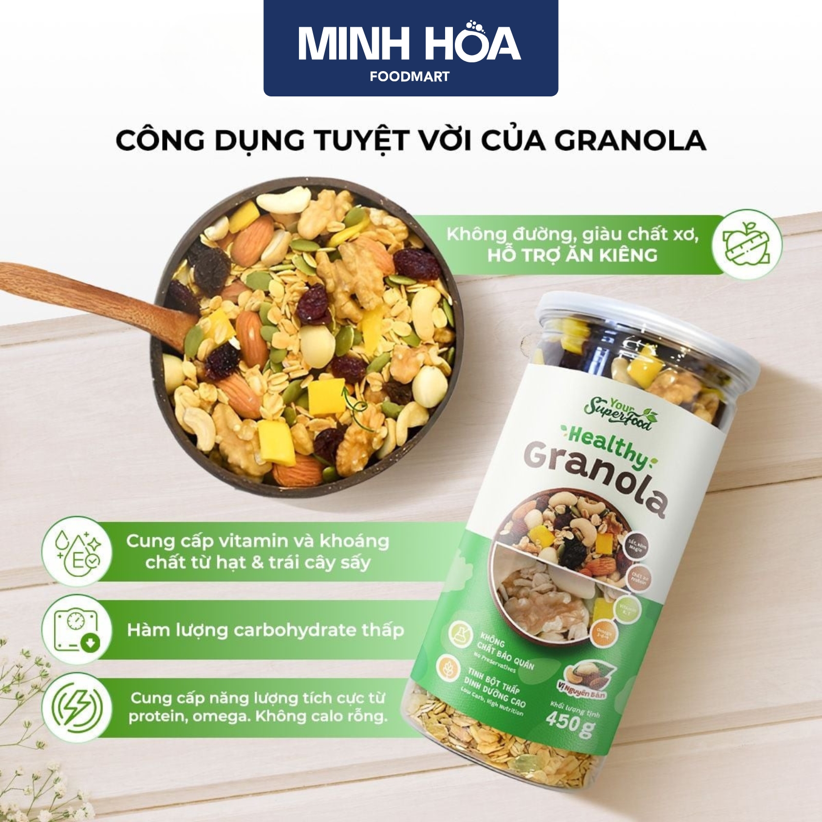 Granola Vị Nguyên Bản (2)