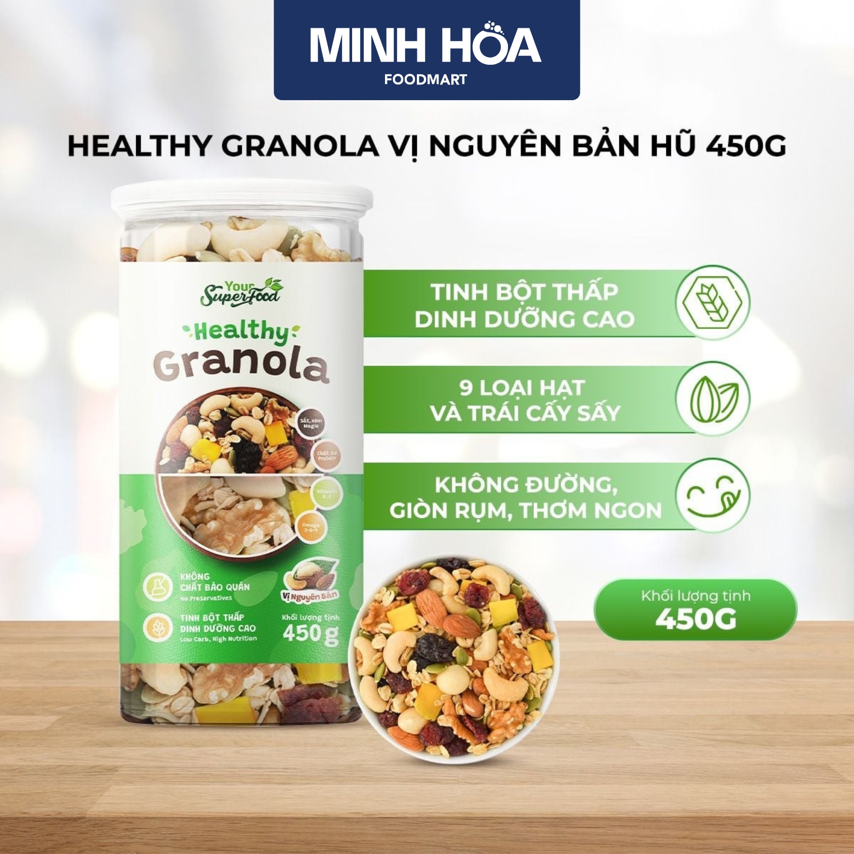 Granola Vị Nguyên Bản (3)