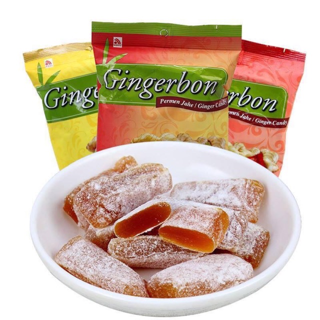 KẸO GỪNG DẺO GINGERBON INDONESIA – GÓI 125G