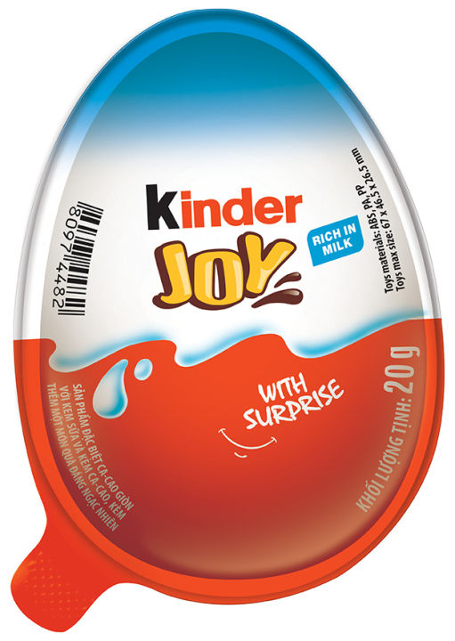 SÔ CÔ LA KINDER JOY (XANH - BÉ TRAI) 20G – BÁNH TRỨNG ĐỒ CHƠI BẤT NGỜ