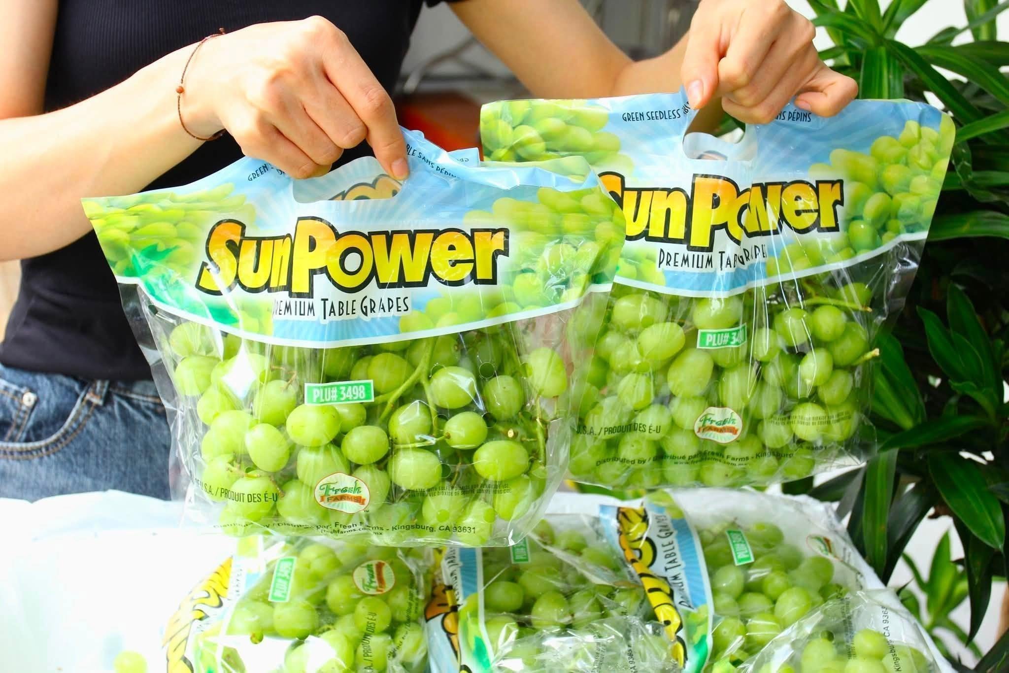 NHO XANH MỸ SUNPOWER GIỐNG SWEET GLOBE – TÚI 1KG