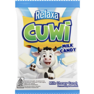 KẸO SỮA NHAI MỀM RELAXA GUWI MILK CANDY – GÓI 125G