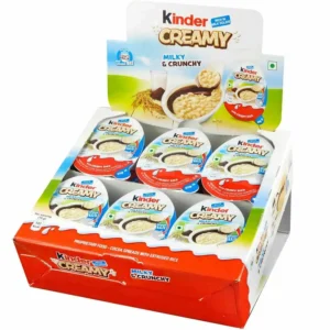 BÁNH CỐM GẠO SỮA SÔ CÔ LA KINDER CREAMY 19G – GIÒN TAN BÉO NGẬY